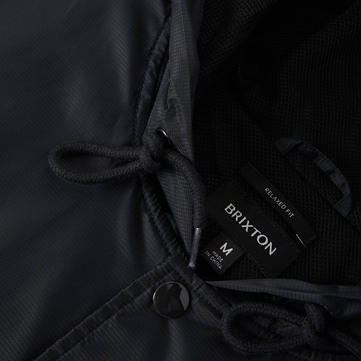 Brixton Men's Hooded Claxton LW Jacket - Black
