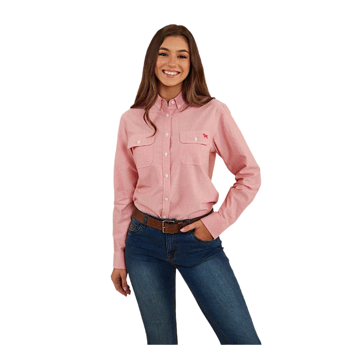 Ringers Western Women’s Hope Dress Shirt - Red