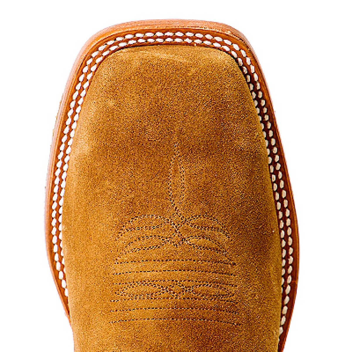 Horse Power Men’s Western Boot - Camel Growler Roughout/Chocolate Crush