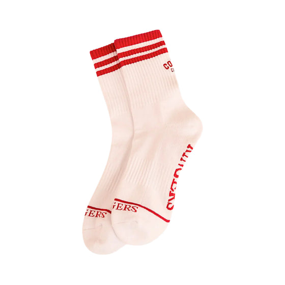 Ringers Western Cowboy Collective Socks - White / Red