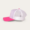 Ringers Western KIDS Signature Bull Trucker Cap - Lilac/Candy