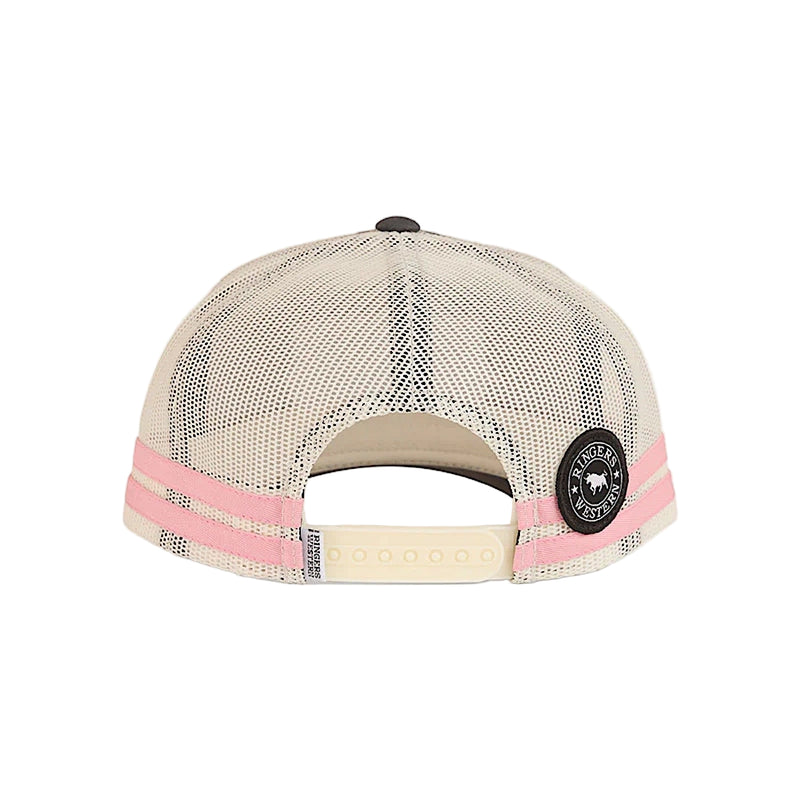 Ringers Western Hometown Trucker Cap Charcoal/Rosey
