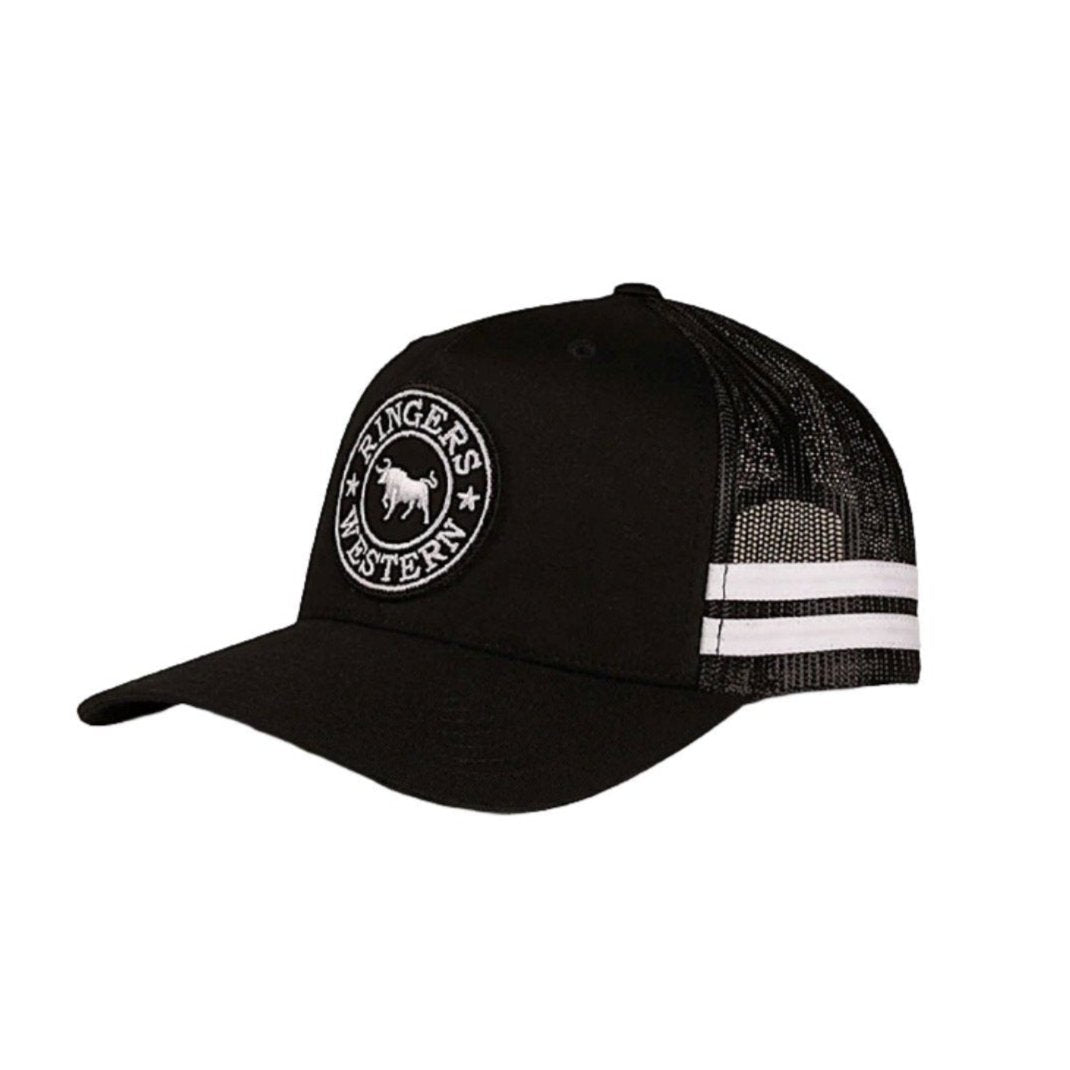 Ringers Western McCoy Trucker Cap - Black/White