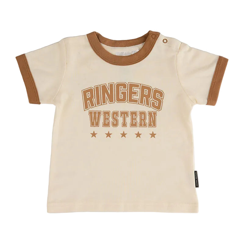 Ringers Western Bambino Ringer T-Shirt - Beige