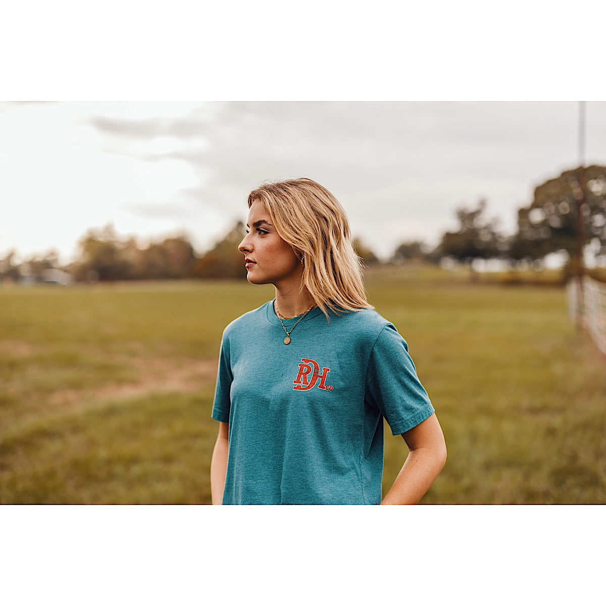Red Dirt Hat Co Vintage Aztec T-Shirt - Deep Teal