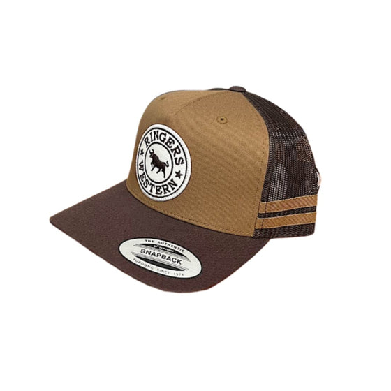 Ringers Western McCoy Trucker Cap - Toffee / Chocolate