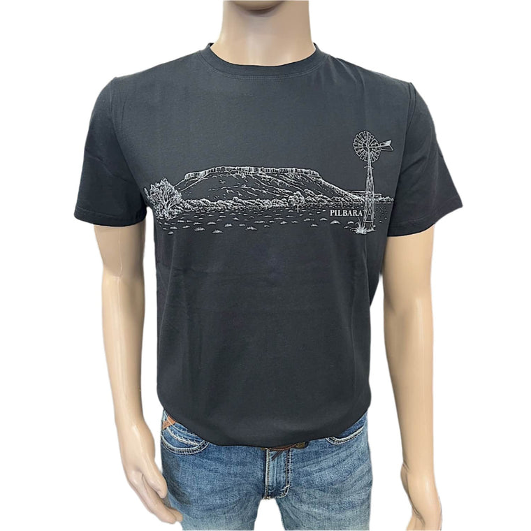 Pilbara Men's T-shirt Black