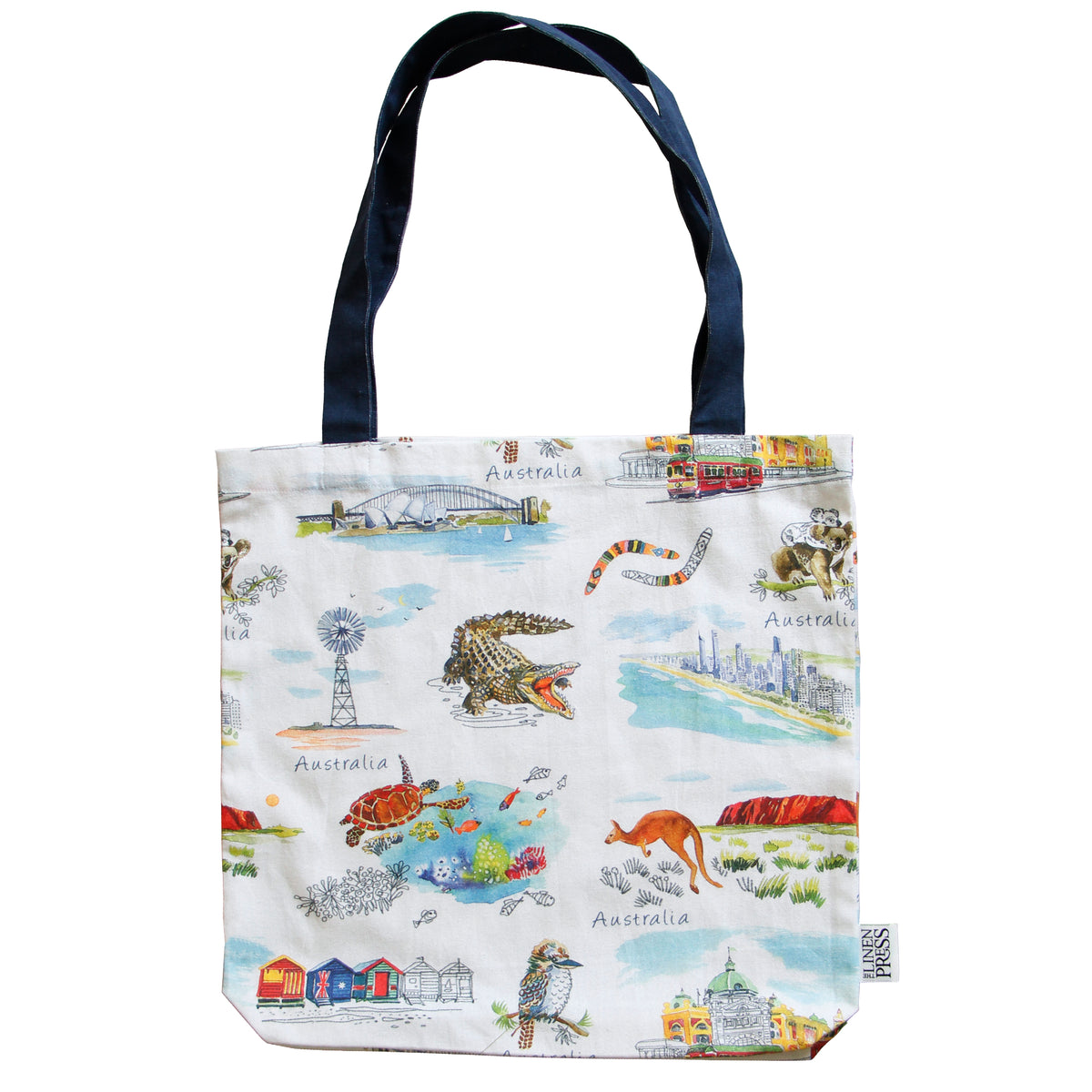 The Linen Press Australia Shopper Bag - Australian Icons