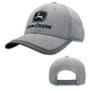 John Deere Diamond Pattern Cap With Reflective Visor - Grey