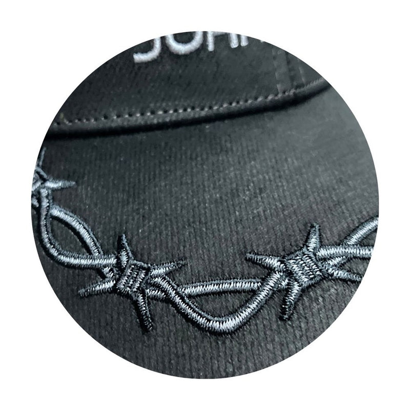 John Deere Oilskin Trucker Mesh Cap - Black / Silver