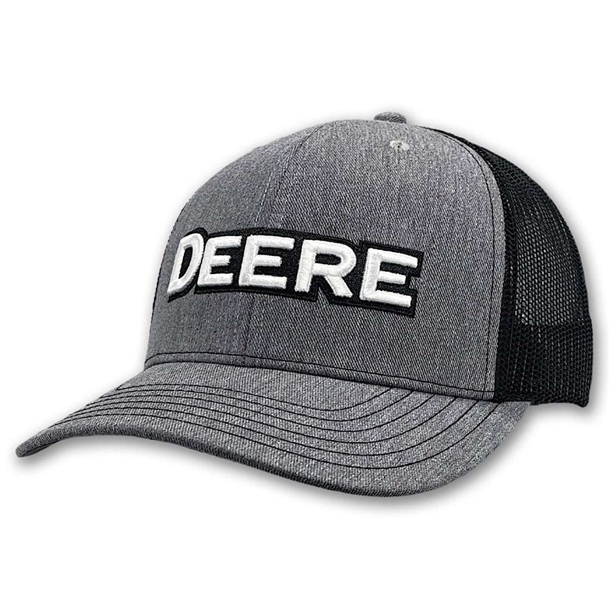 John Deere DEERE Embossed Mesh Trucker Cap - Charcoal