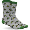 John Deere Tractor Row Fashion Socks Crew 2 Pack