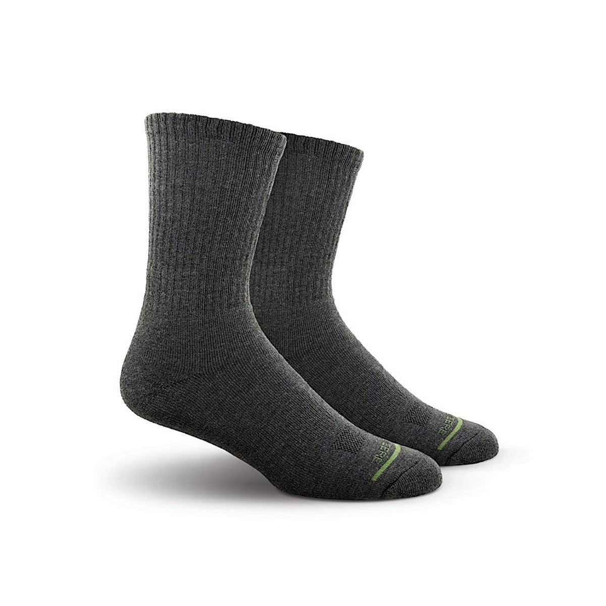 John Deere 6 Pack Crew Performance Socks - Grey