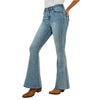 Ringers Western Women's Bowie Flare Jean - Light Blue