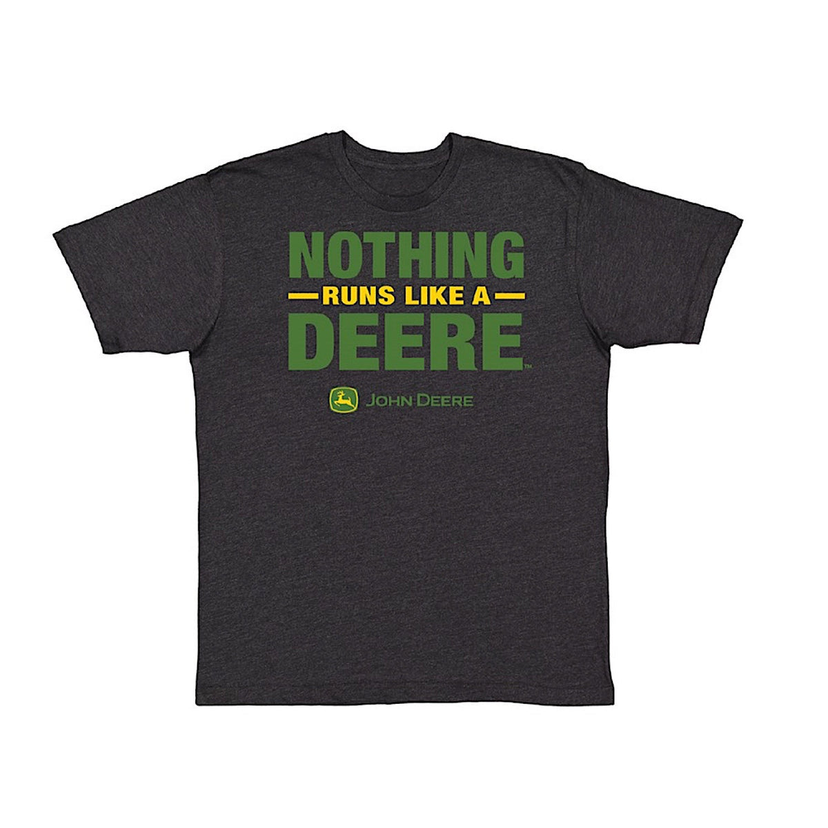 John Deere Nothing Runs Like a Deere T-Shirt - Black