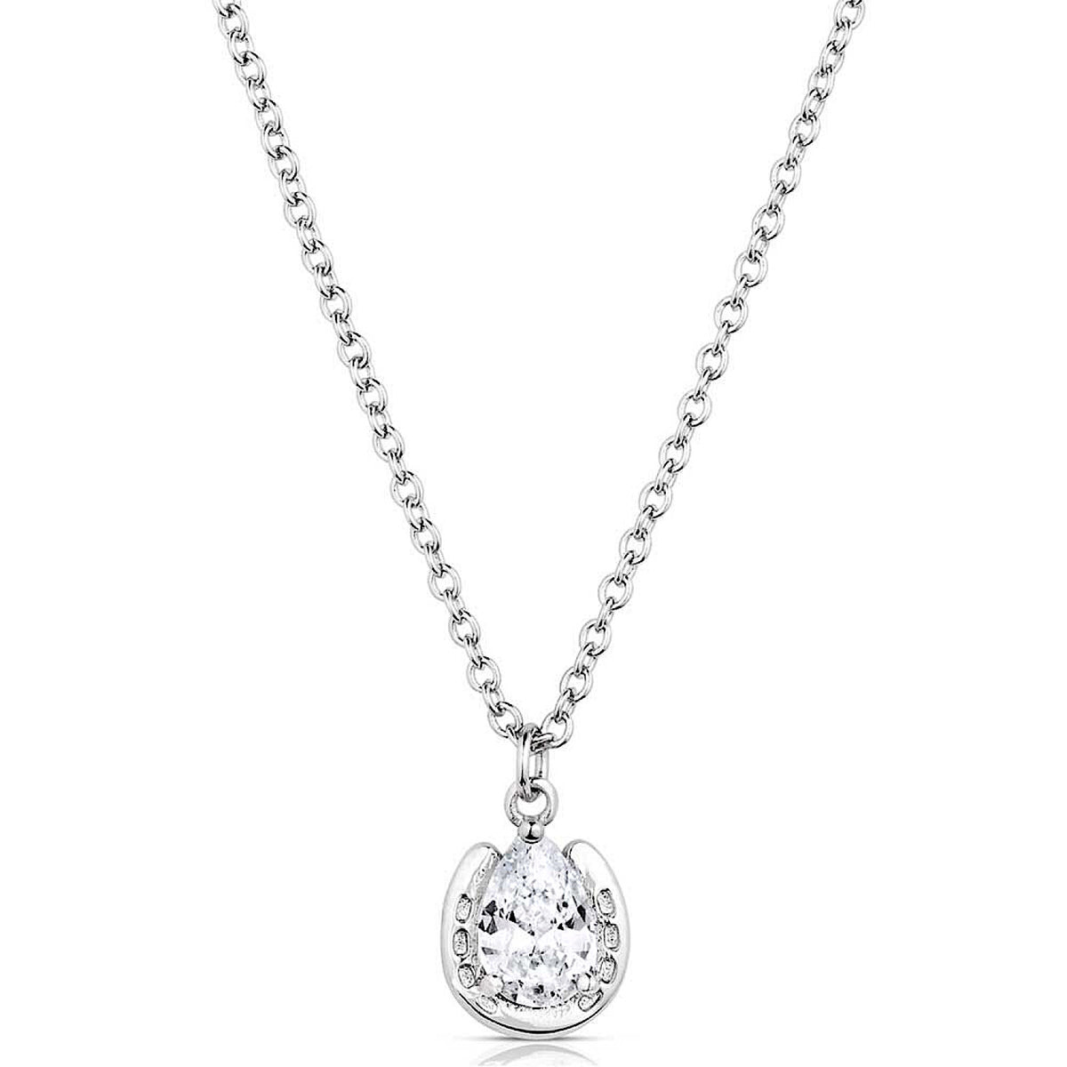 Montana Silversmiths Lucky Trot Crystal Necklace