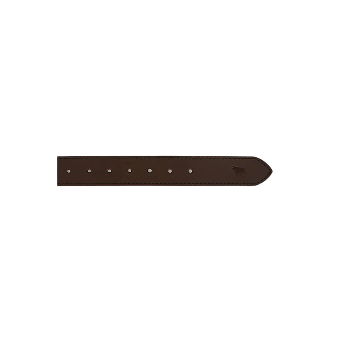 Ringers Western James Belt - Dark Brown/Silver