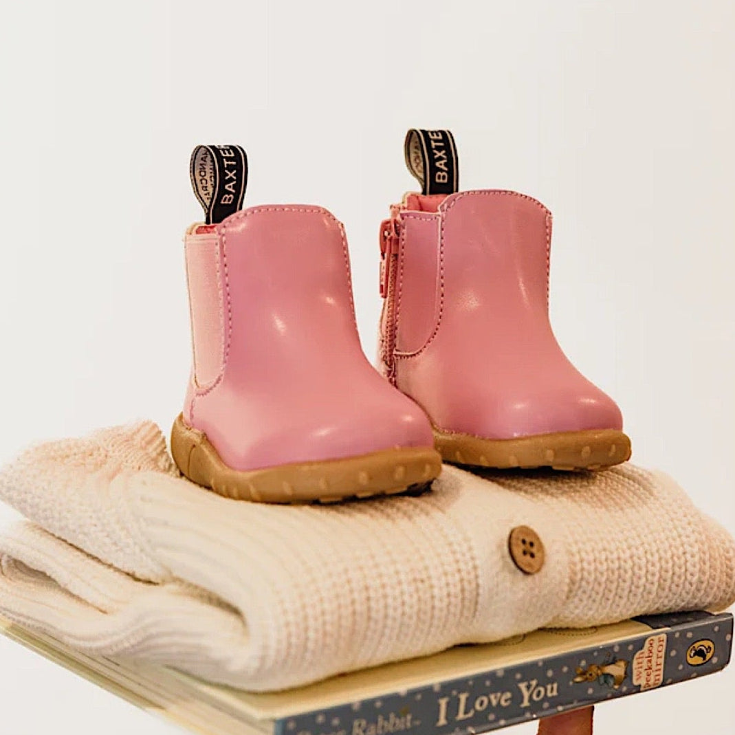 Baxter Infant Jill Baby Booties - Pink