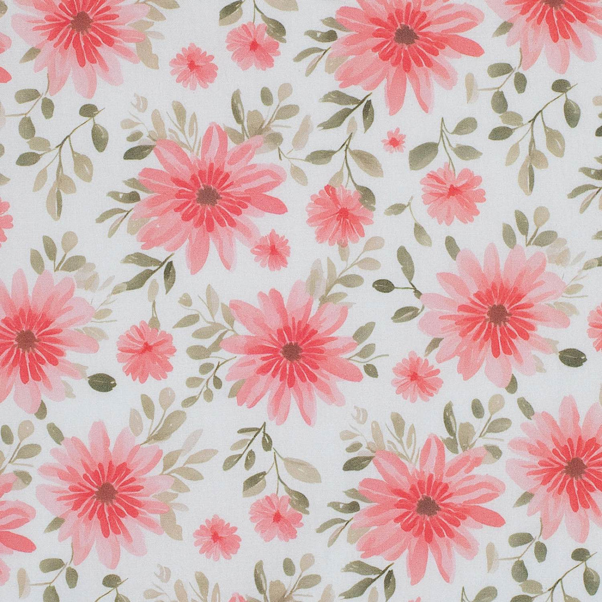 Just Country Infant Frankie Short Sleeve Full Button Jumpsuit - White Gerberas