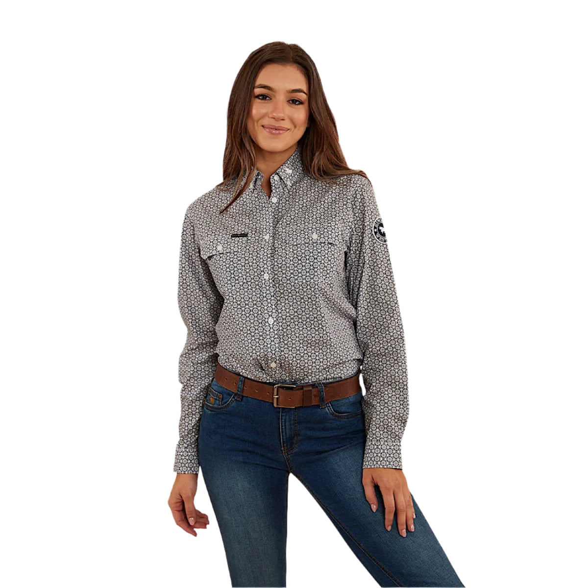 Ringers Western Women’s Kacey Dress Shirt - Blue