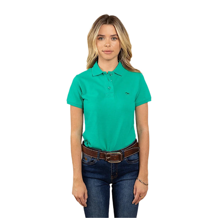 Ringers Western Women's Essential Polo - Green