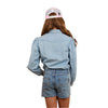 Ringers Western Kid's Dahlia Denim Shorts - Light Blue