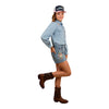 Ringers Western Kid's Dahlia Denim Shorts - Light Blue