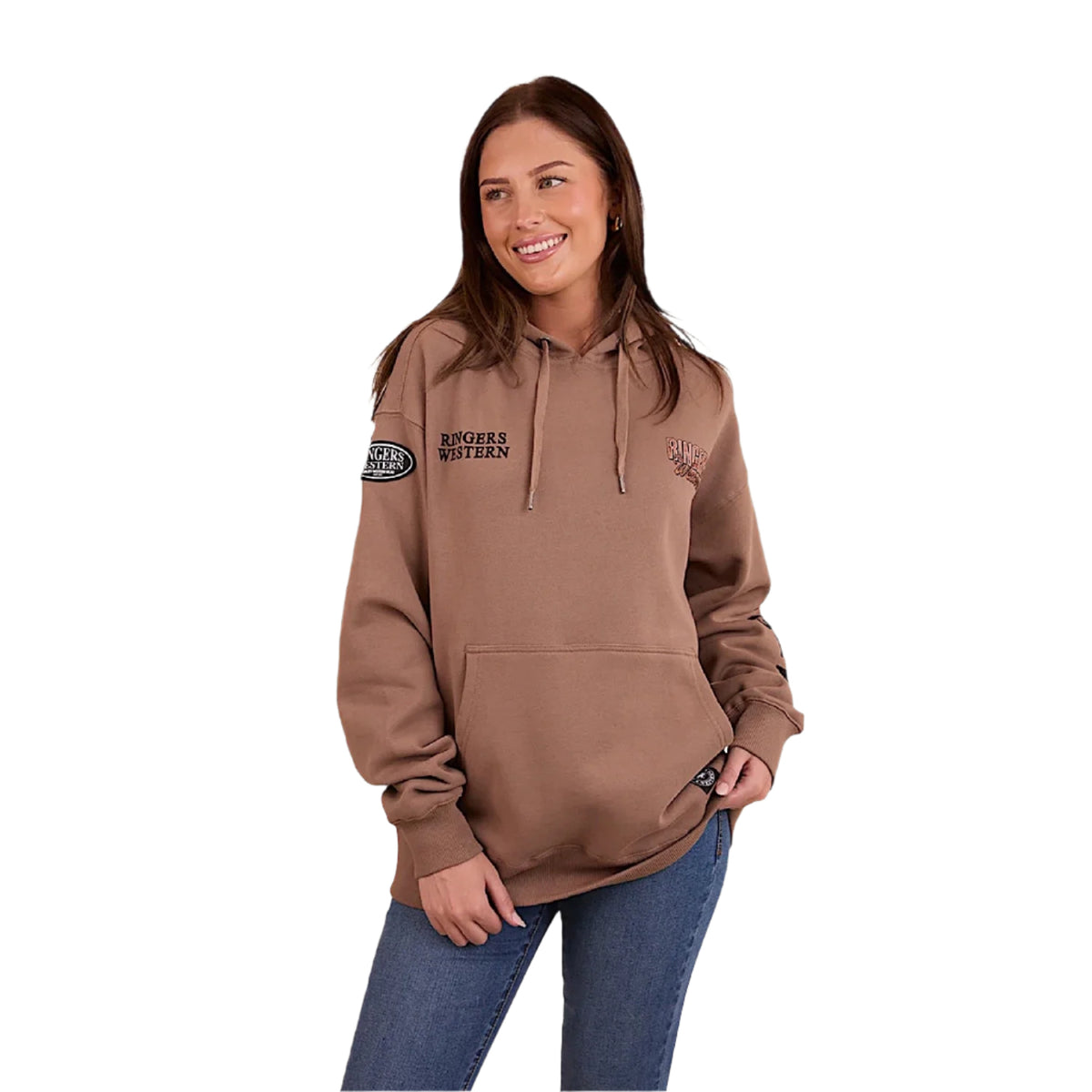 Ringers Western Unisex KNX Oversized Hoodie - Camel