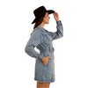 Ringers Western Women's Korin Mini Dress - Mid Wash Blue