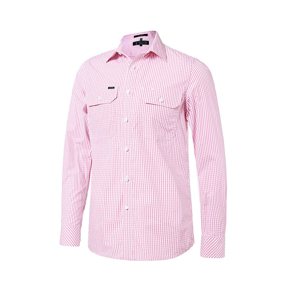 Pilbara Men’s Shirt - Red/White Check