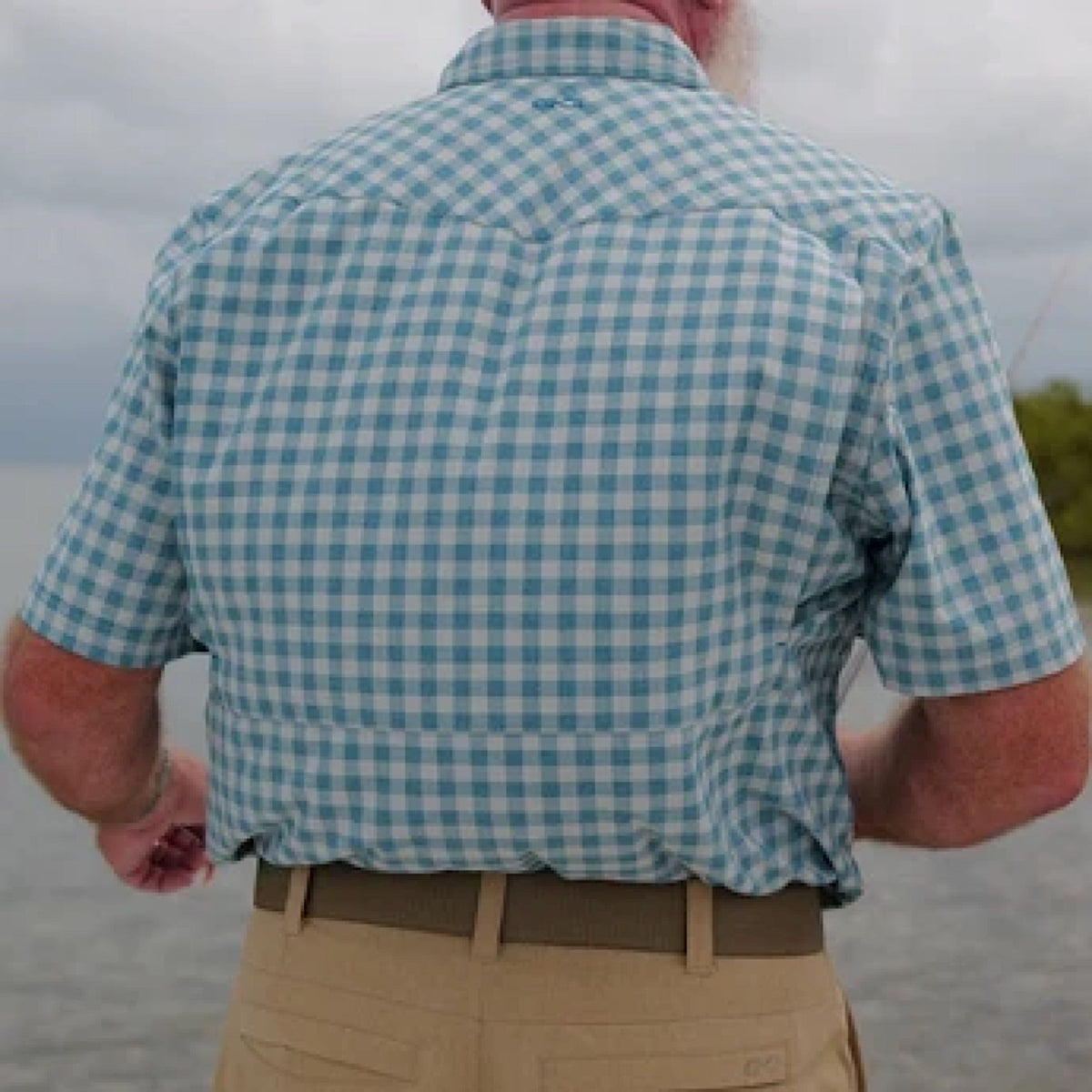GameGuard Men's Short Sleeve Pearl Snap Shirt - Mahi