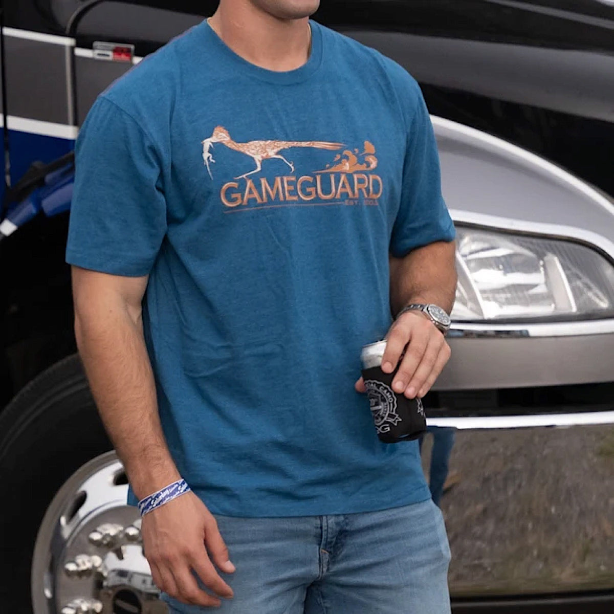 GameGuard Men's Graphic Tee - Hydroblue