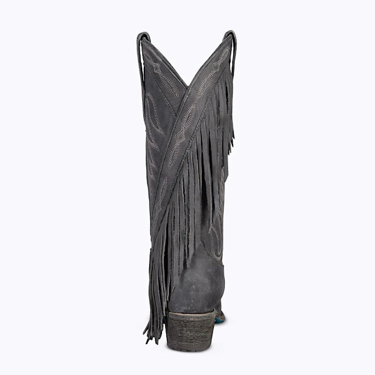 Lane Boots Senita Falls - Distressed Jet Black