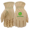 John Deere Men's Water Resistant Driver Leather Gloves