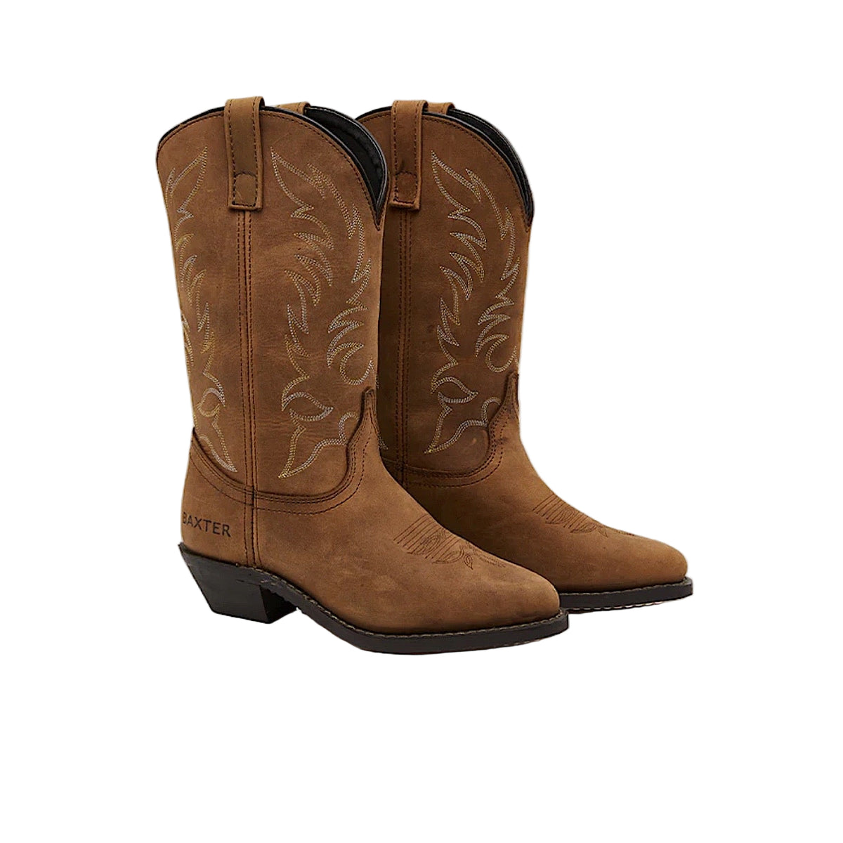 Baxter Women’s Ladies Western Boot - Distressed Tan