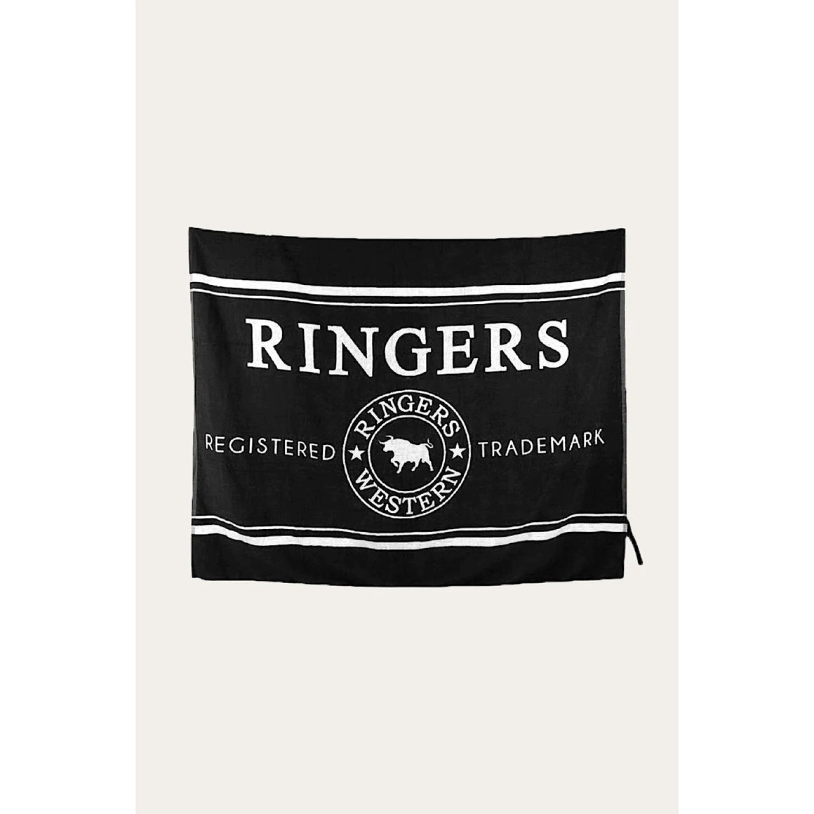 Ringers Western Tamarama Beach Towel - Black/White