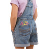 Ringers Western Kid's Dahlia Denim Short Overalls - Light Blue
