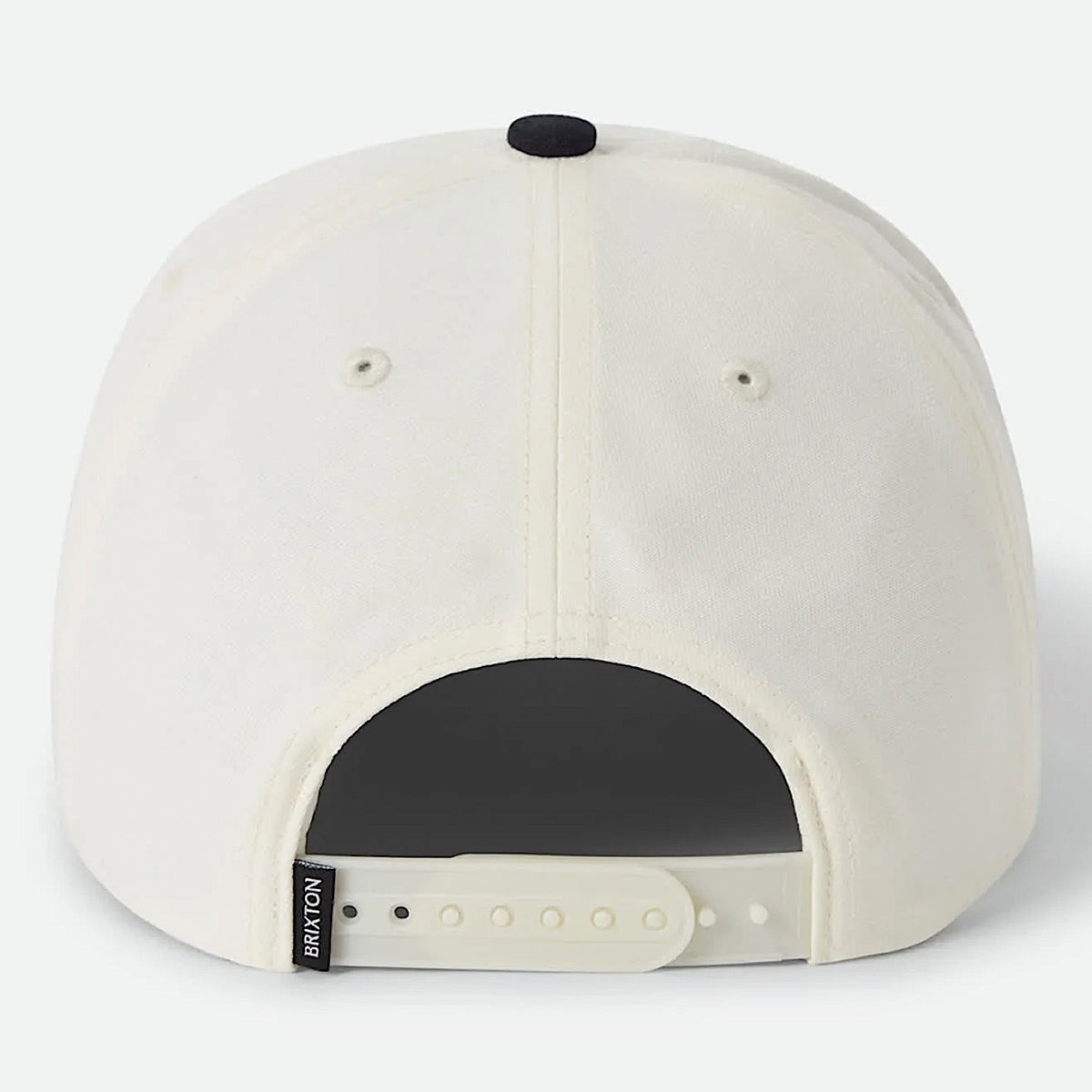 Brixton Leisure Snapback Cap - Off White/Black
