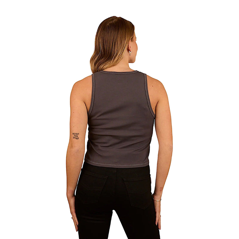 Ringers Western Women’s Let’s Horse Around Tank - Washed Black