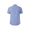 Pilbara Men's Yarn Dyed Check Single Pocket Short Sleeve Shirt - Blue/White