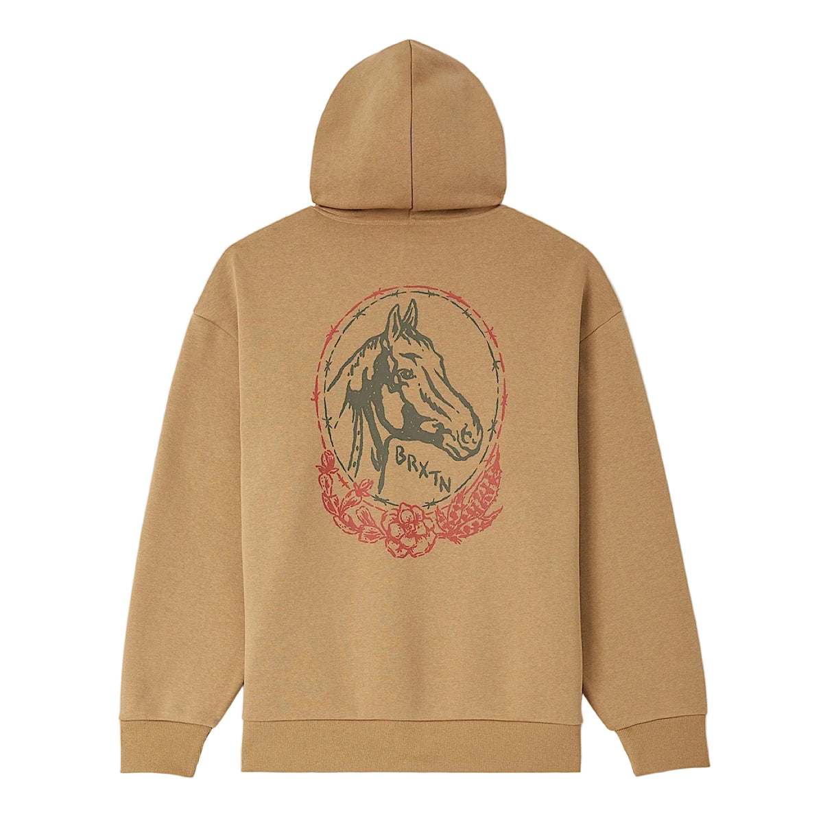 Brixton Men's Marley Hoodie - British Khaki