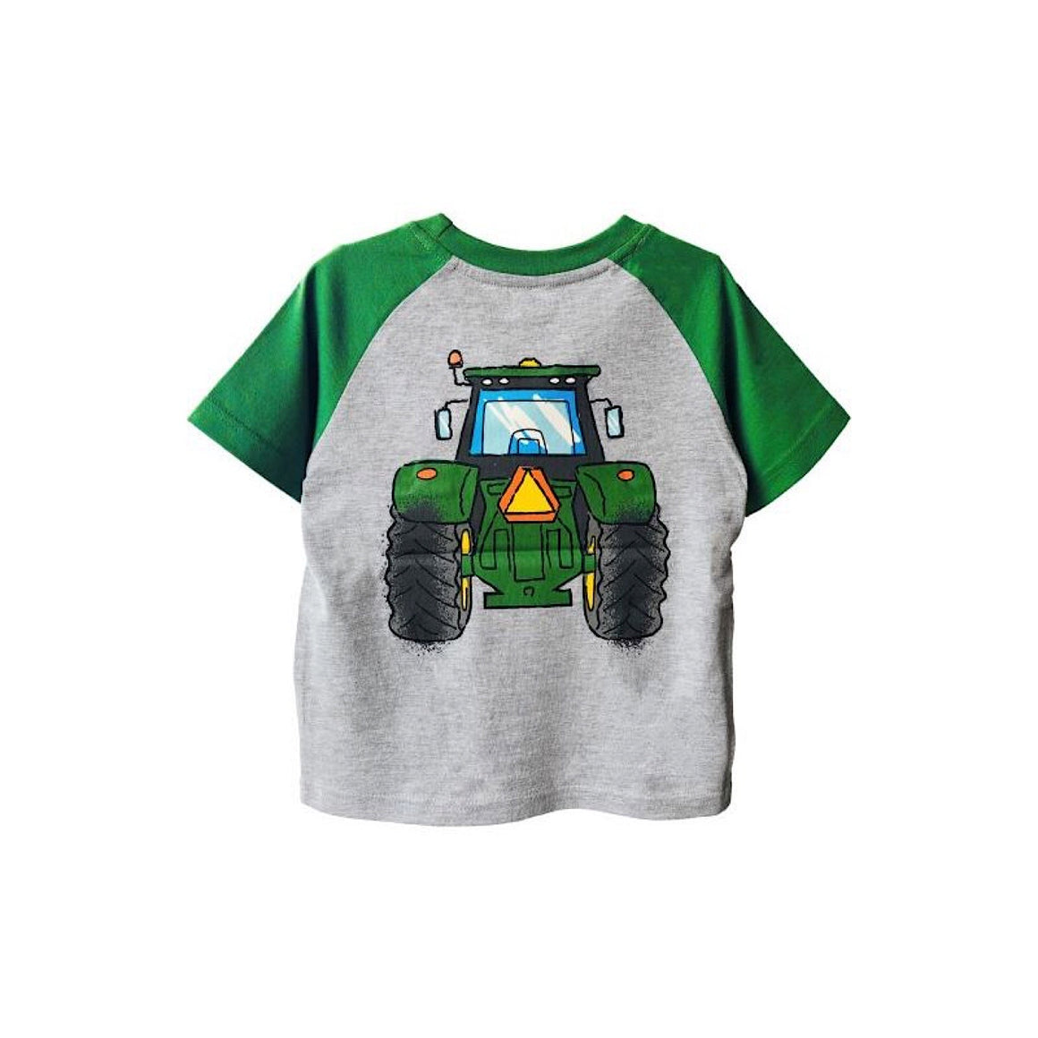 Buy John Deere Toddler Coming and Going T Shirt Light Grey Green The Stable Door