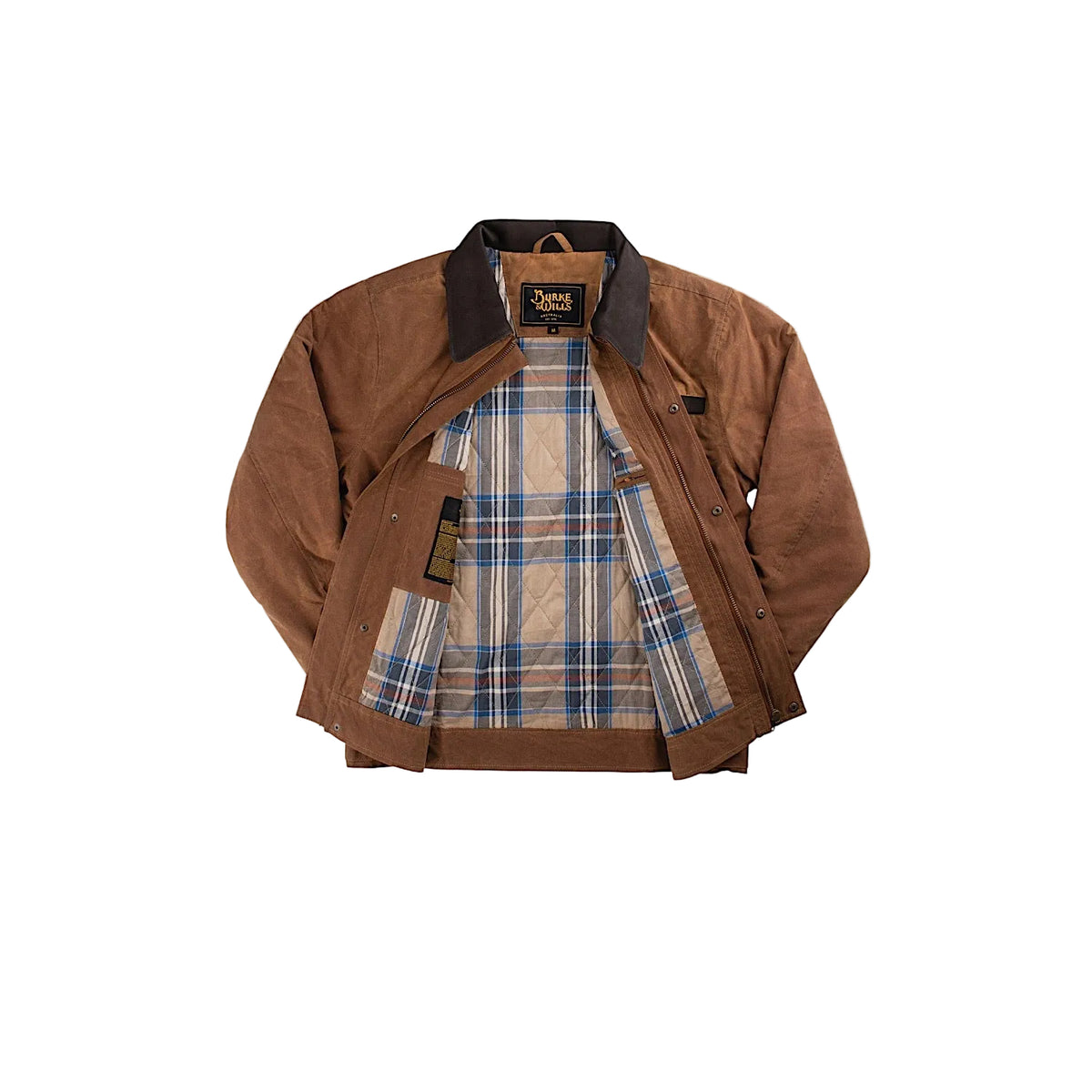 Burke & Wills Men’s Swan Hill Bomber Jacket - Dark Camel
