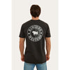 Ringers Western Signature Bull Flag Men's Stock Fit T-Shirt - Black