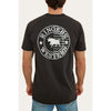 Ringers Western Signature Bull Flag Men's Stock Fit T-Shirt - Black