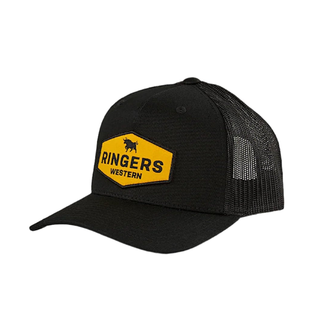 Ringers Western Kid’s Scotty Trucker Cap - Black