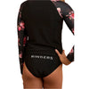 Ringers Western Kid's May Swim Bottom - Black/Silver