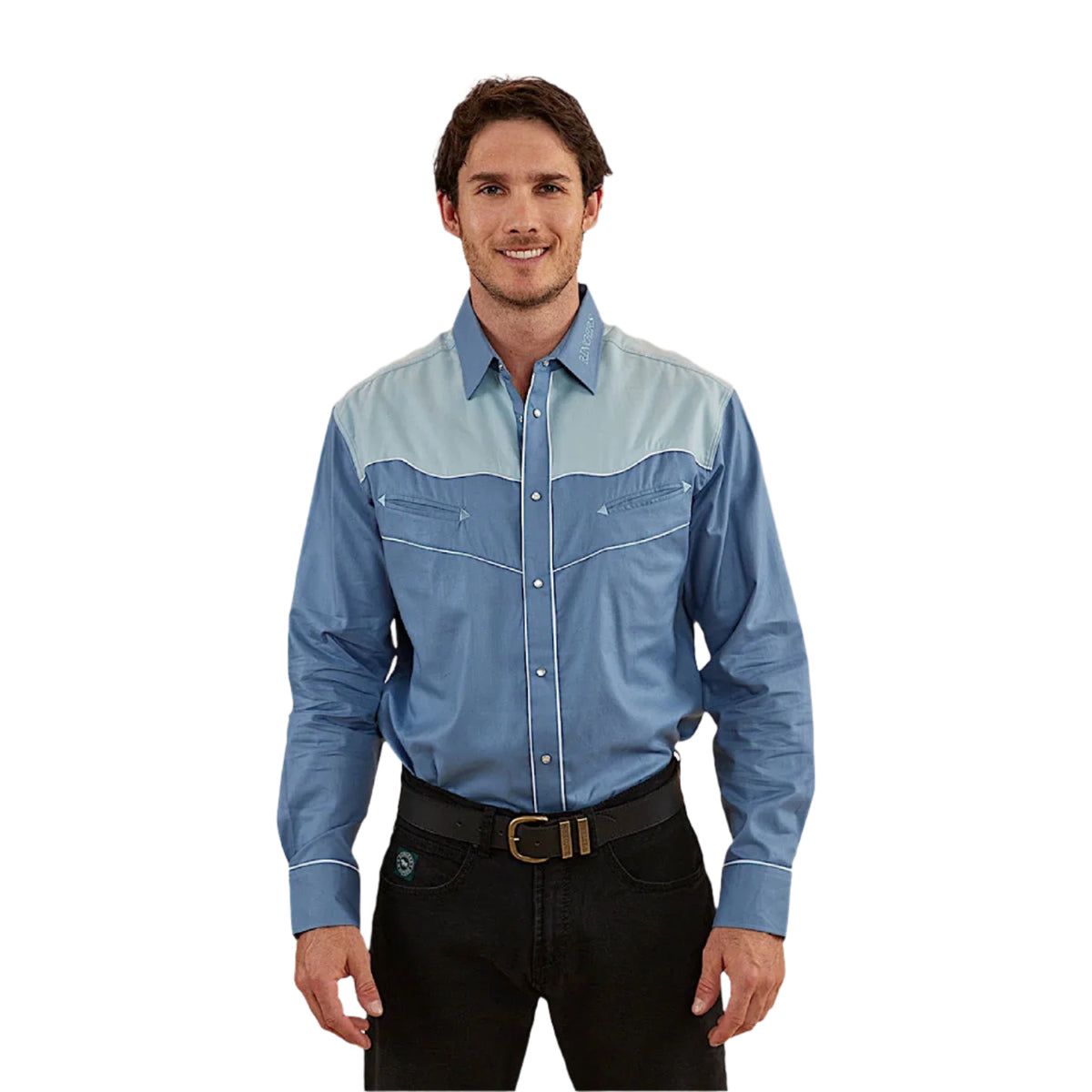 Ringers Western Men’s Western Shirt - Blue