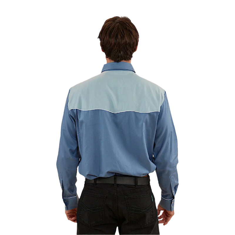 Ringers Western Men’s Western Shirt - Blue