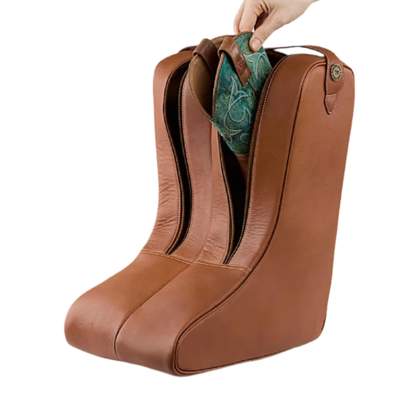 Ringers Western Miguel Leather Boot Bag - Bourbon